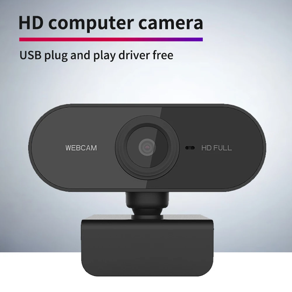 Веб камера 1080P Full HD веб со встроенным микрофоном USB разъем для ПК компьютера Mac