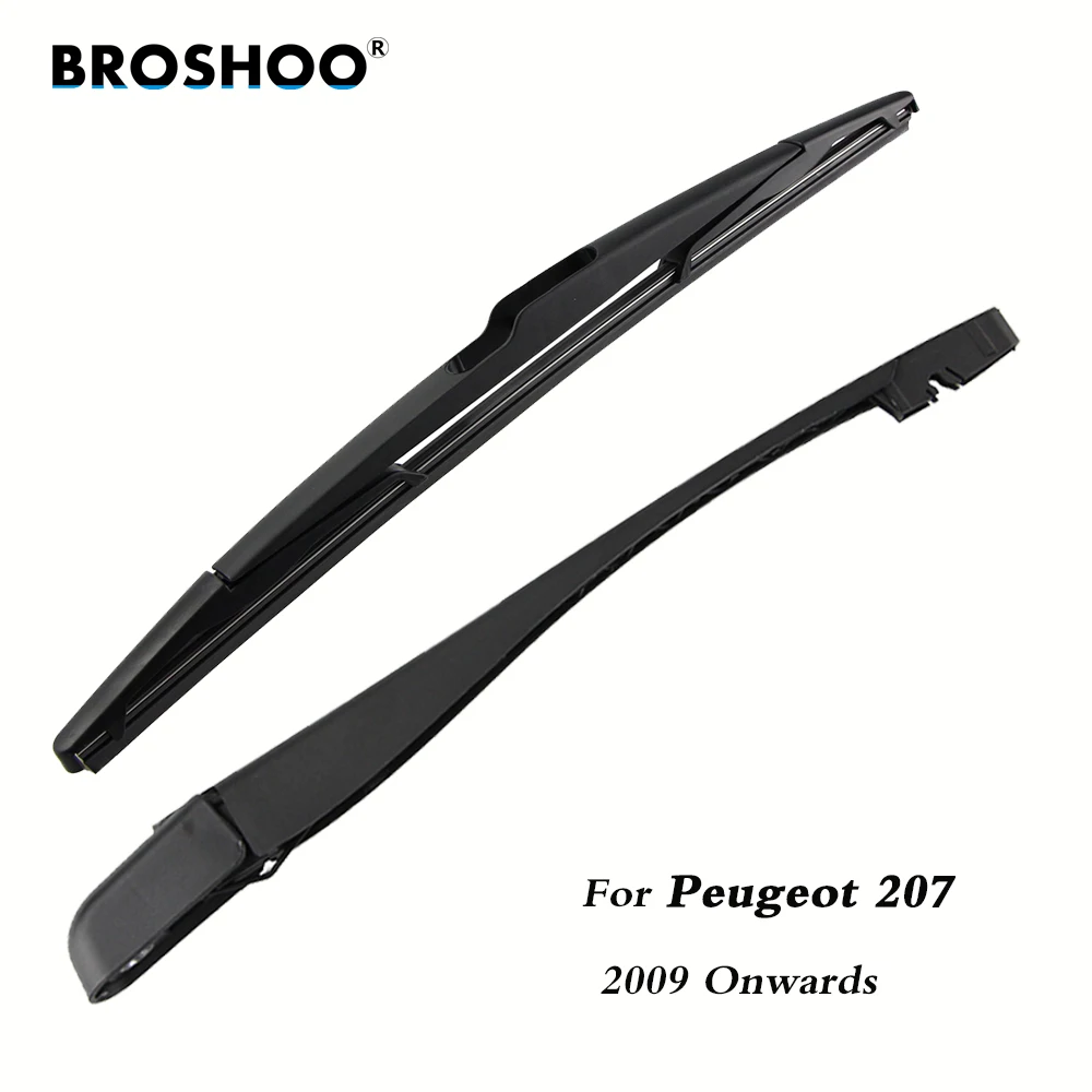

BROSHOO Car Rear Wiper Blade Blades Back Windscreen Wiper Arm For Peugeot 207 Hatchback (2009 Onwards) 355mm Auto Styling