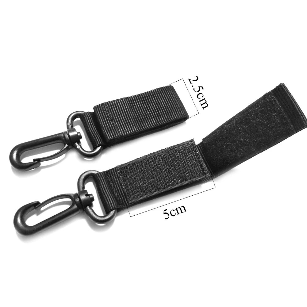 

Useful Keychain Outdoor Tactical Nylon Webbing Carabiners Hook Multifunctional Military Fans Key Chain Tactical Accessory Belt