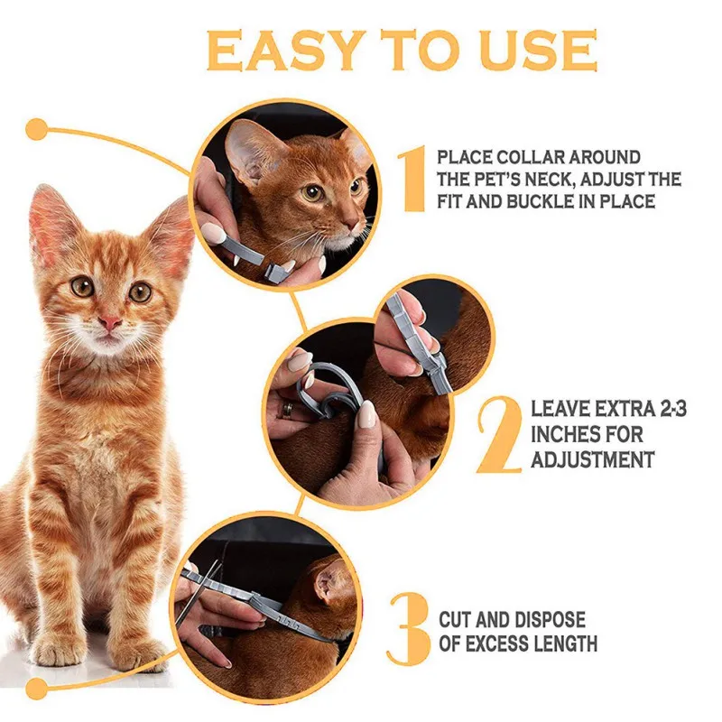 Pet москитный репеллент блохи кошачий ошейник предупреждения Cat Dog Collar только для
