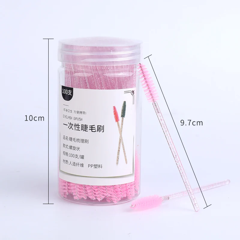 Набор блестящих одноразовых щеток для аппликатора ресниц 50 шт./100 шт. завивки