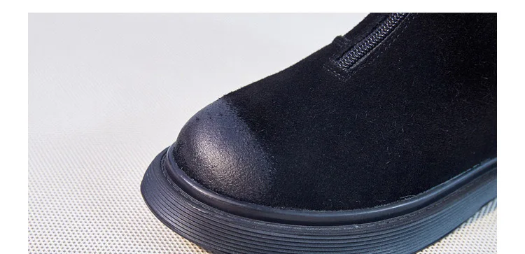 Botas mujer в стиле ретро; ; повседневная обувь; Ботинки martin; женские модные брендовые ботильоны из натуральной кожи с заклепками; Цвет Черный