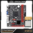 Материнская плата B75M LGA 1155 для настольного компьютера, с поддержкой процессора I3-2120, процессор I3I5I7, USB SATA 2,0 3,0 Pcie 8X VGA