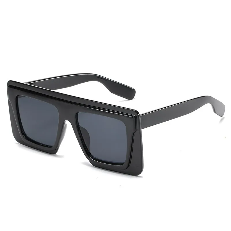 2020 Классические Модные леопардовые очки квадратные пластиковые солнцезащитные