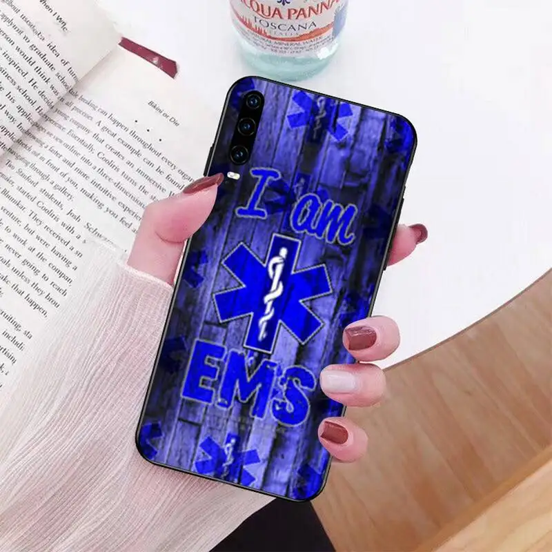 Медицинский спасательный чехол PENGHUWAN EMS черный мягкий для телефона Huawei P30 P20 Mate 20 Pro