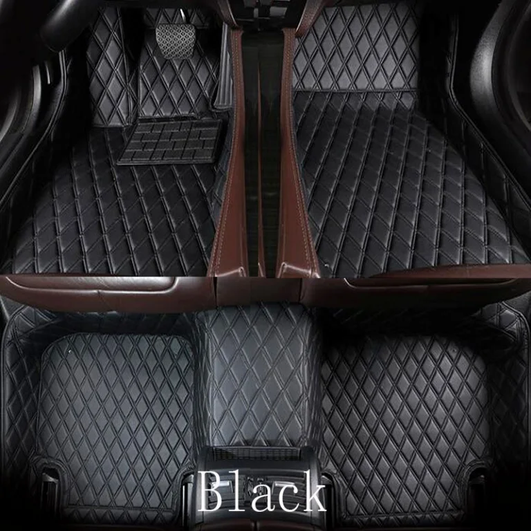 Автомобильные коврики для Mercedes Benz W203 W204 W205 C class 180 200 220 250 300 350 C160 C180 C200 C220 C300 C350 ковер вкладыши - Название цвета: Black
