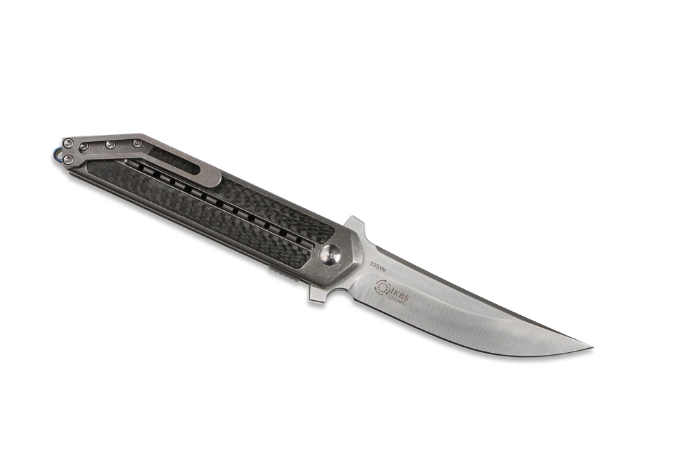 Begg Steelcraft Флиппер складной нож CF титановая ручка Открытый охотничий нож Походный инструмент альпинистский нож для фруктов