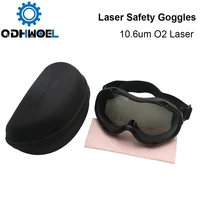 qdhwoel od6 10 6um co2 fiber laser safety goggles style f 10600nm protective glasses shield protection eyewear for co2 machine
