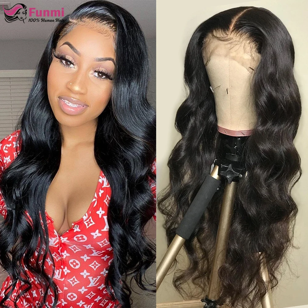 Body Wave Lace Frontlal Wig 13x4 Brazilian Human Hair Wigs Pre Plucked Remy Human Hair Wigs For Black Women Wig Natual Hair