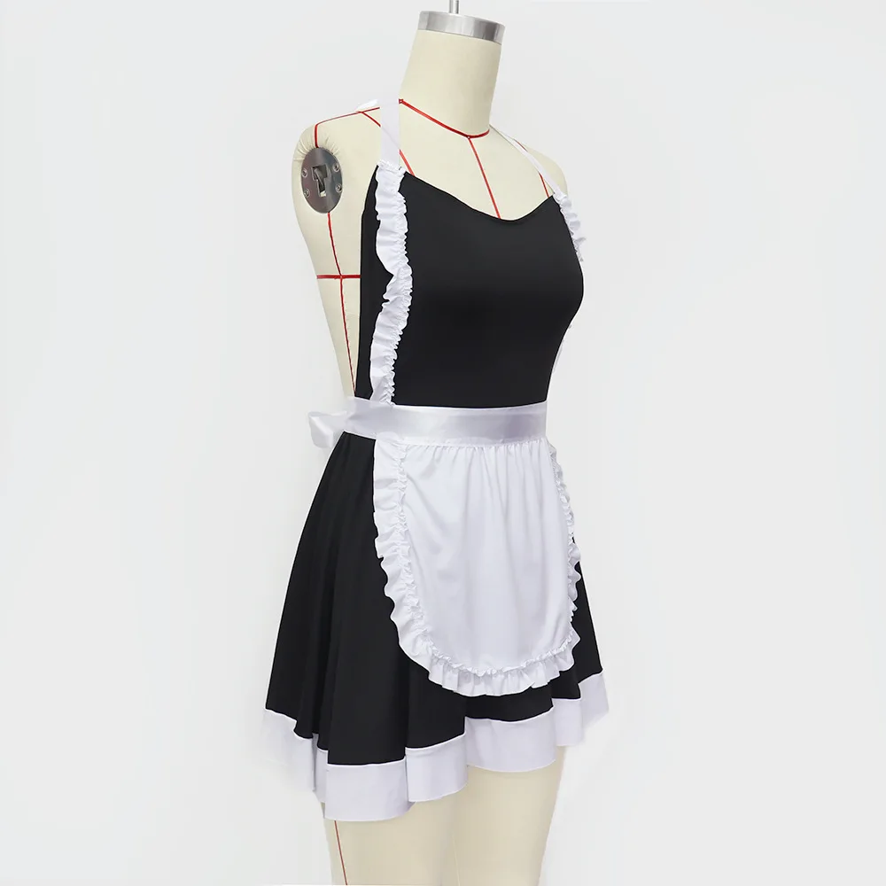 

Lace Cosplay Maid Uniform Lingerie Sexy Underwear Sexy lenceria Erotic lingerie Sheer Halloween Role-playing costumes