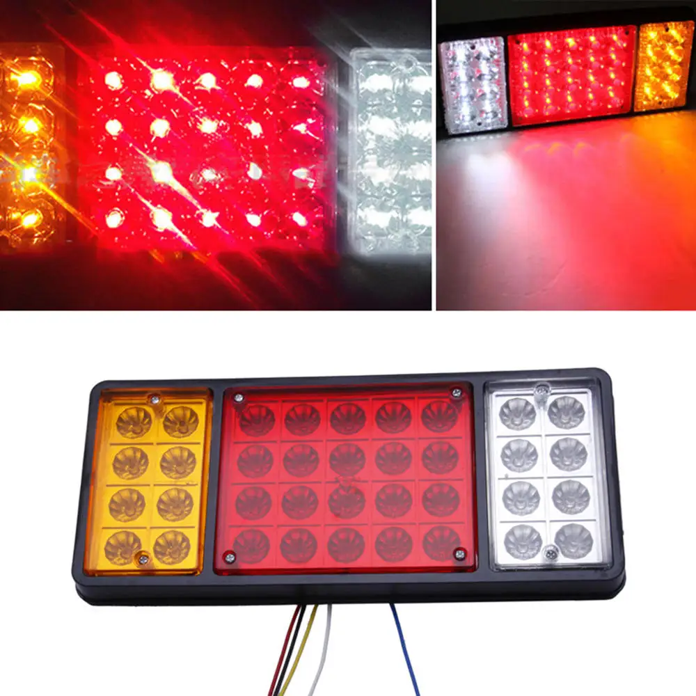 

12V 36 LED Rear Tail Light Brake Stop Lamp Indicator Trailers Truck Van Caravans