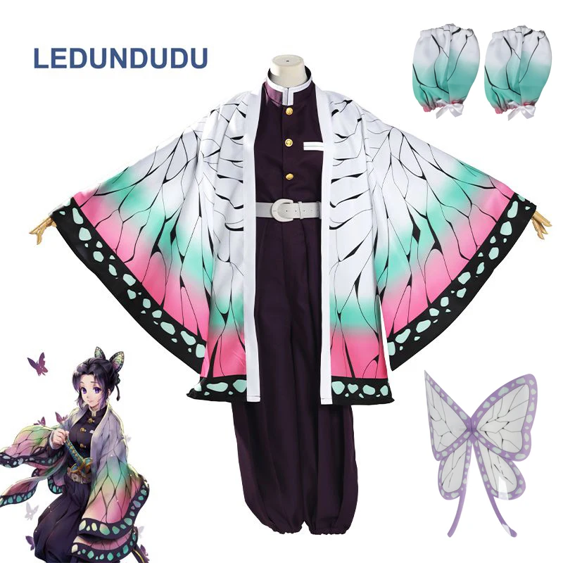 

Костюмы для косплея «Демон», «киметсу», «no Yaiba», «Kochou Shinobu», вечерние костюмы для девочек на Хэллоуин, накидки