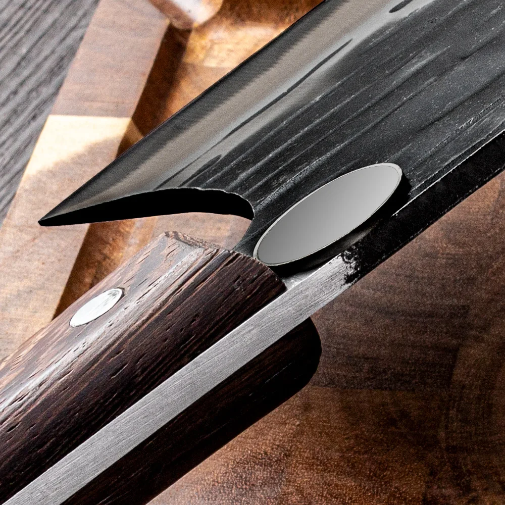 Кованый Топор Ручной работы из нержавеющей стали жесткий нож для нарезки бытовой