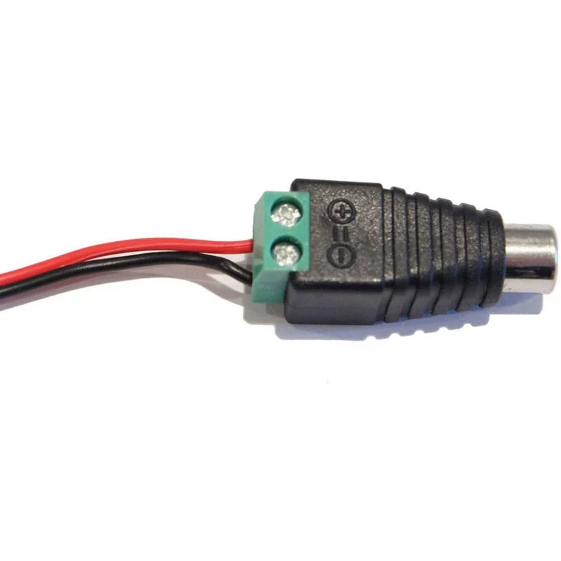 RCA штекер в AV винтовой терминал аудио-видео разъем динамик провод к адаптер |