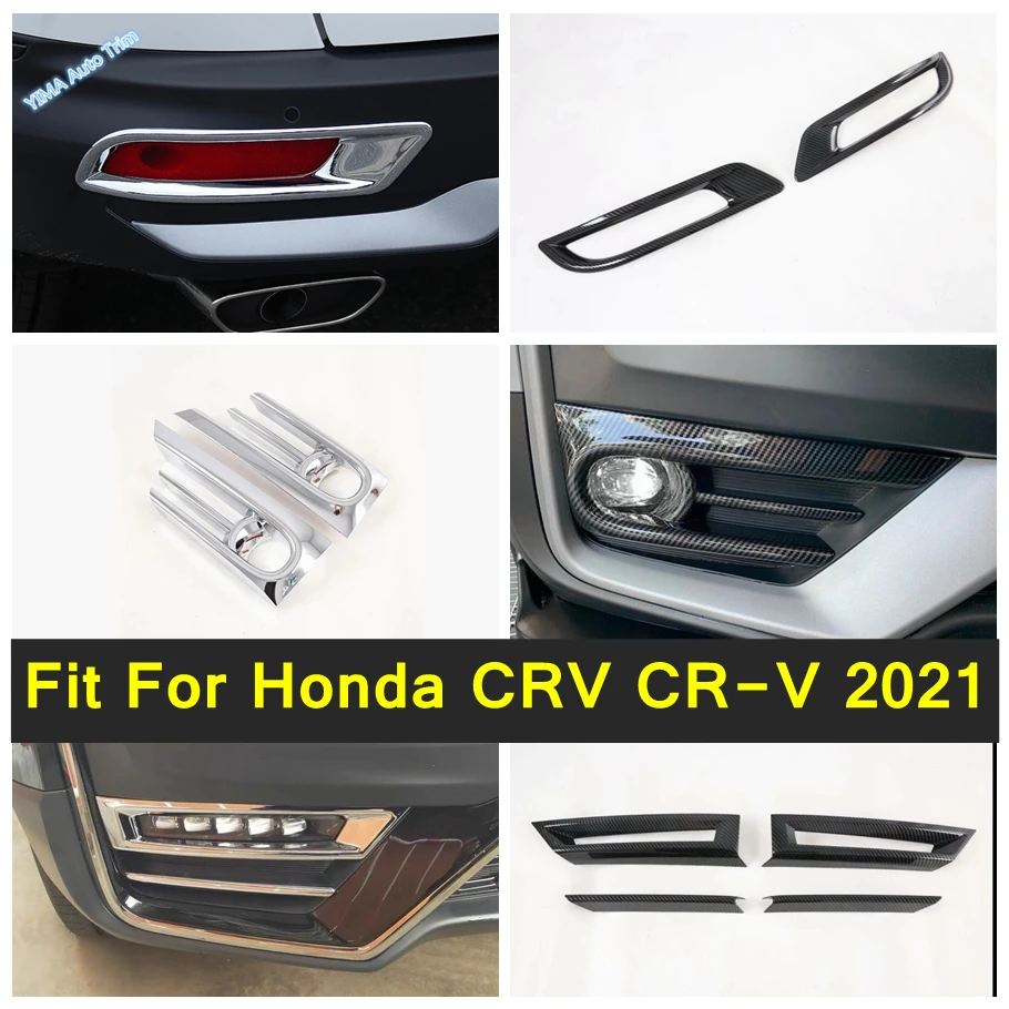 

Front Rear Tail Fog Light Foglight Lamp Bumper Cover Trim Molding Exterior Refit Kit Accessories Fit For Honda CRV CR-V 2021
