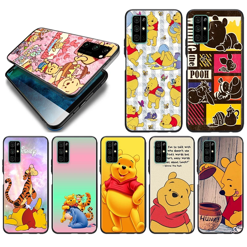 

Disney Cartoon Animation Pooh Bear For Honor 50 X20 SE V30 30 30S Magic 3 Play 5 5T Pro Plus 5G Phone Case