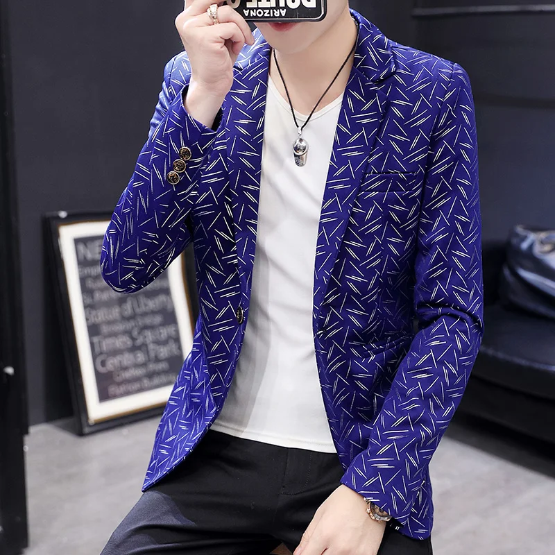 

DYB&ZACQ 2021 Spring and Autumn Leisure Suit Men Young Students Slim Small Suit Mono Jacket Jacket Men's Autumn Wear