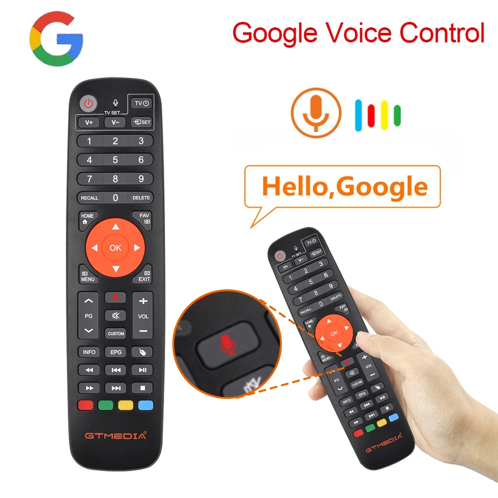 ТВ-приставка GTMEDIA GT Combo DVB-S2X + DVB-T2 BT 4 0 удаленный интернет-приставка Google voice CCam M3U