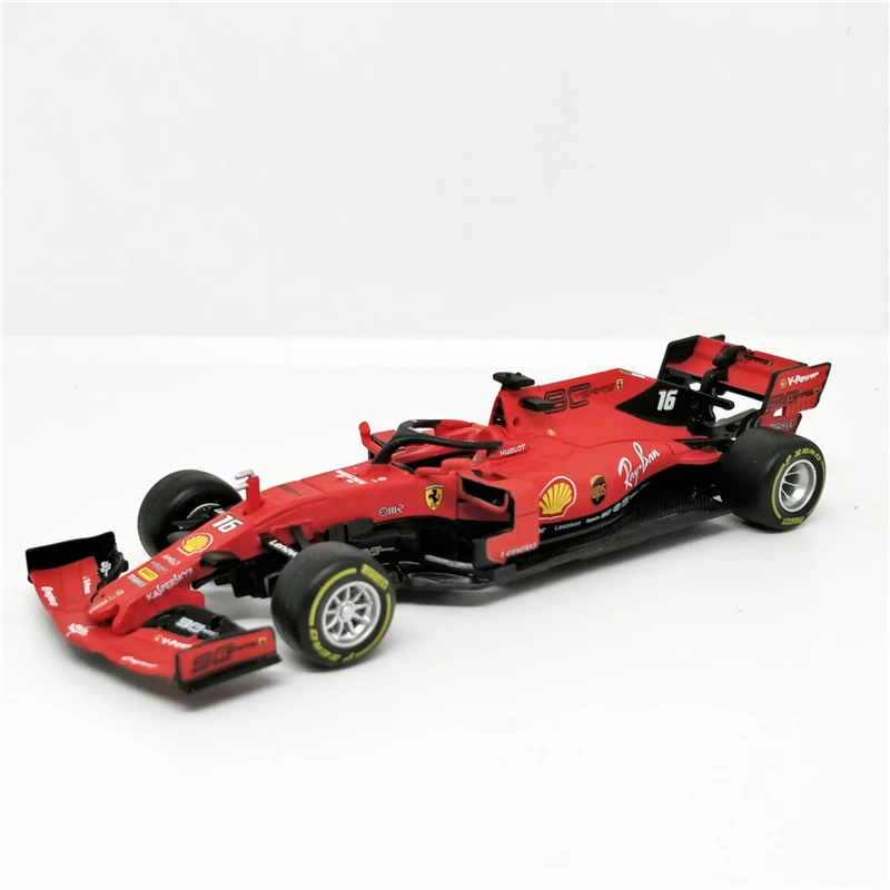 No16 Charles Leclerc BBurago 1:43 F1 SF90#5 Sebastian Vettel#16 Charles Leclerc нормальная версия Formula one гоночный литой автомобиль - Цвет: No16 Charles Leclerc