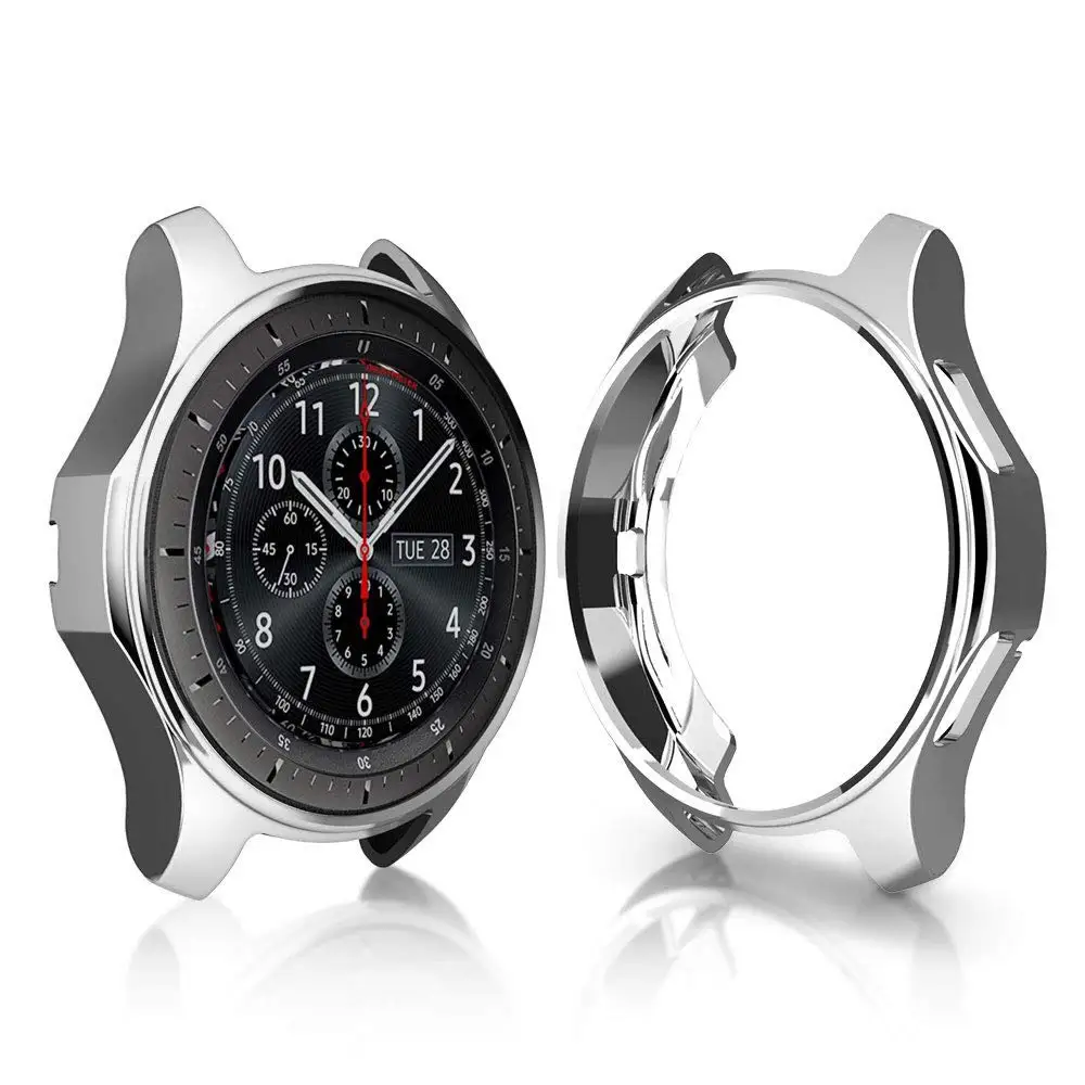 Мягкий ТПУ покрытием защитный бампер, чехол для samsung gear S3 Frontier SM-R760 и Galaxy Watch 46 мм SM-R800 аксессуары для часов