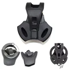 Чехол в стиле милитари с открытой вершиной для стандартных наручников и скоб, чехол для ключей, поясной чехол для ремня 5,5 см