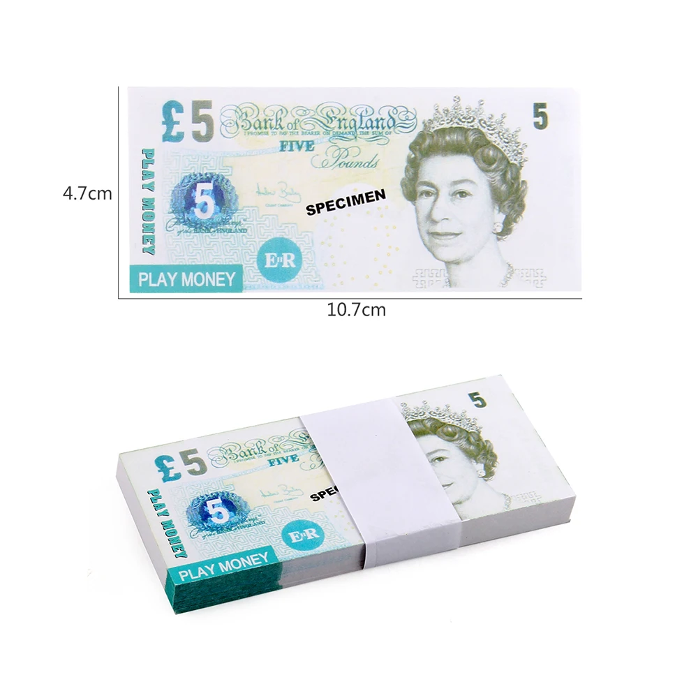 

100pcs Captain Pirate Party Game Replacement Paper Play Money Toy Child Treasure Toys World Note Collection Gifts Banknote Sets