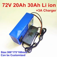 72v 20ah 30ah lithium battery pack for electric bike bicycle motorcycle electric tricycles golf trolley5a charger
