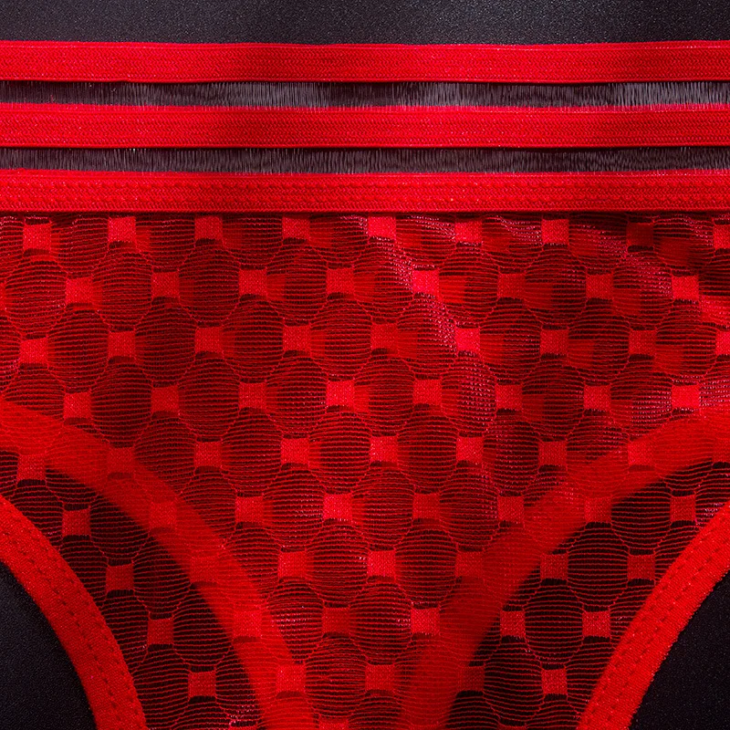 Шорты для йоги сексуальные женские хлопковые сетчатые прозрачные трусики