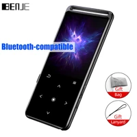 benjie m6k11 mp3 player with bluetooth hifi portable audio walkman with fm radio ebook voice recorder metal music touch button