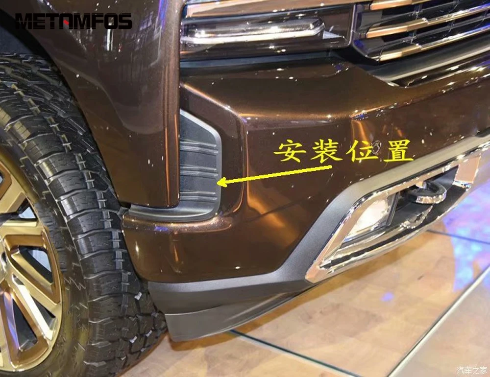 Для Chevrolet Silverado 1500 2019 2020 хромированный передний противотуманный светильник