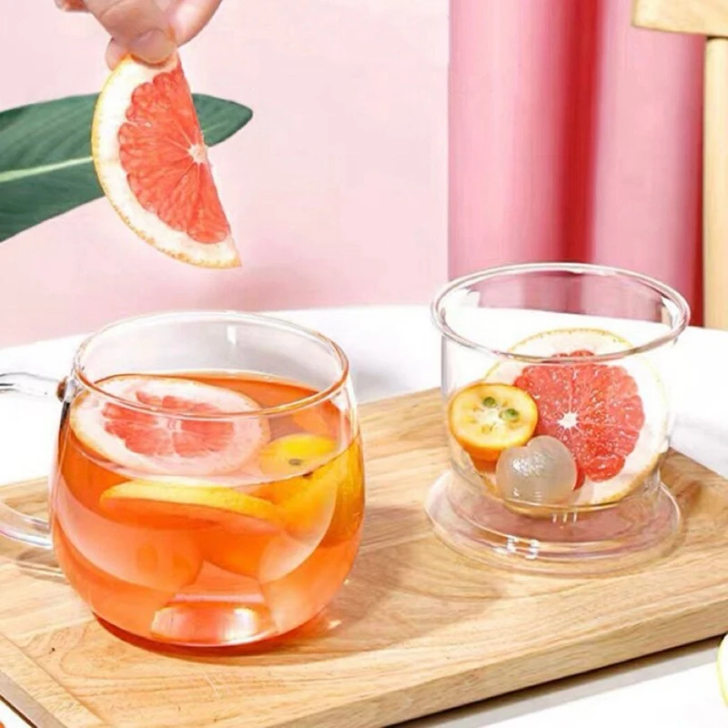 Glass Tea Cup 300Ml Borosilicate Coffee Maker | Дом и сад