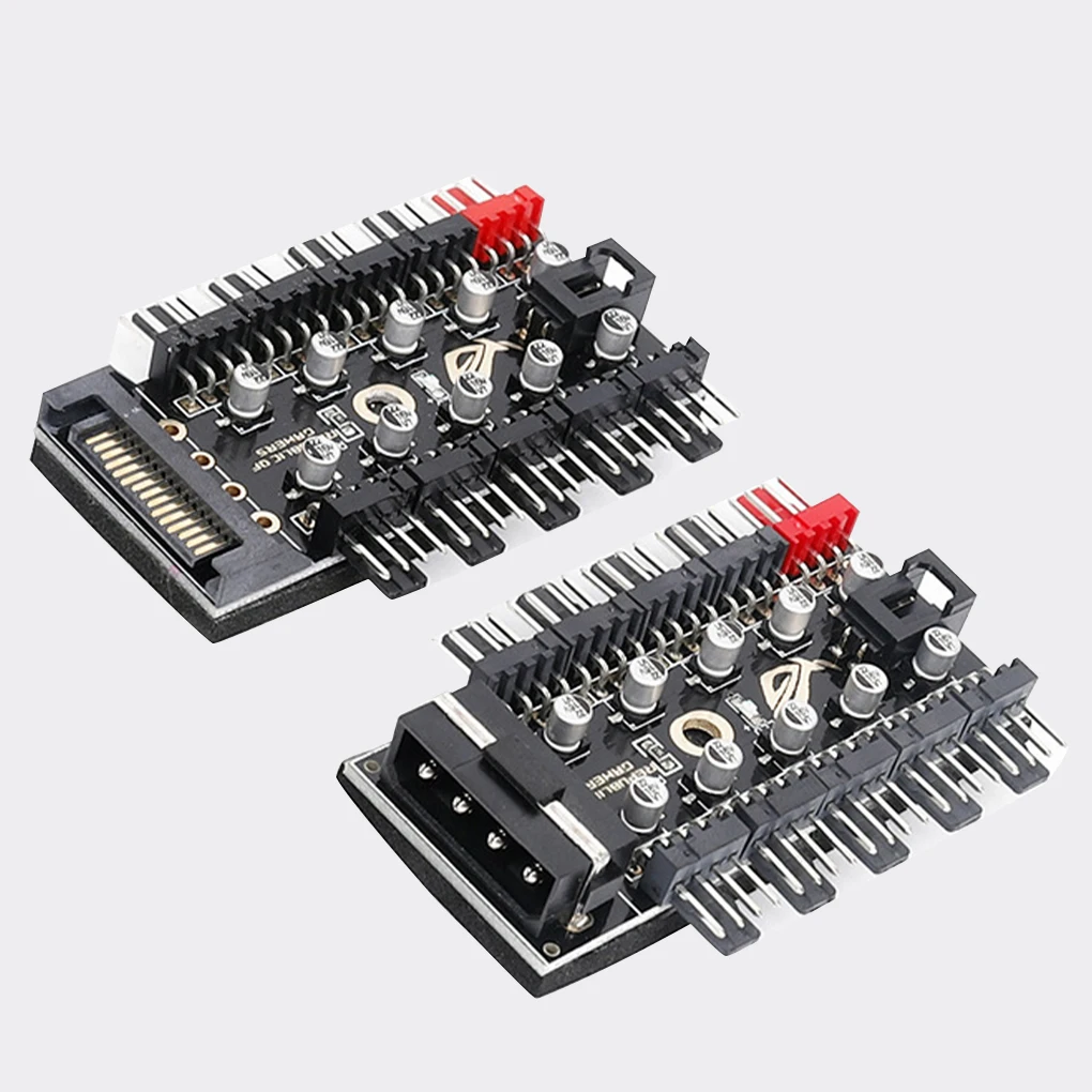 Хаб кулера 4-контактный разъем для PWM адаптер контроллера скорости ПК аксессуар