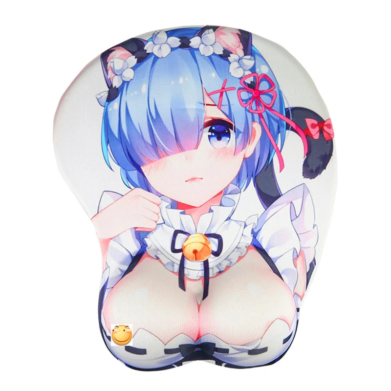 FFFAS мультяшный 3D коврик для мыши, силиконовый коврик для запястья, Япония, Корея, аниме, коврик для мыши, противостоящий груди, muismat, ТАПИС де сурис, декор с надписью секс