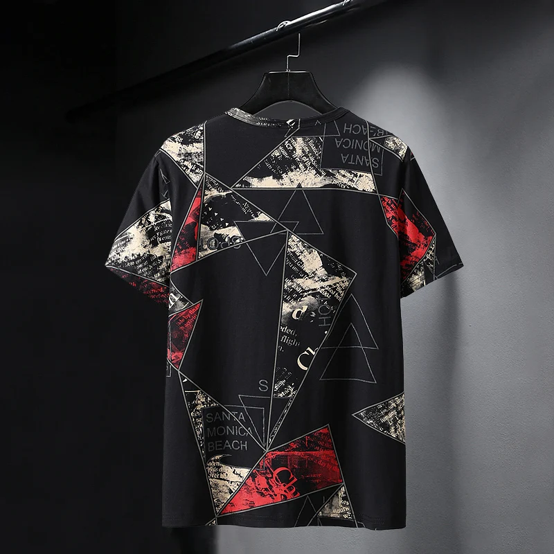 Футболка мужская Over size d тенниска с короткими рукавами крутая Повседневная