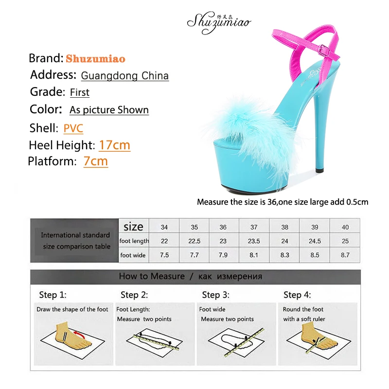 Туфли для танцев на шесте сандалии украшенные перьями женская обувь меху