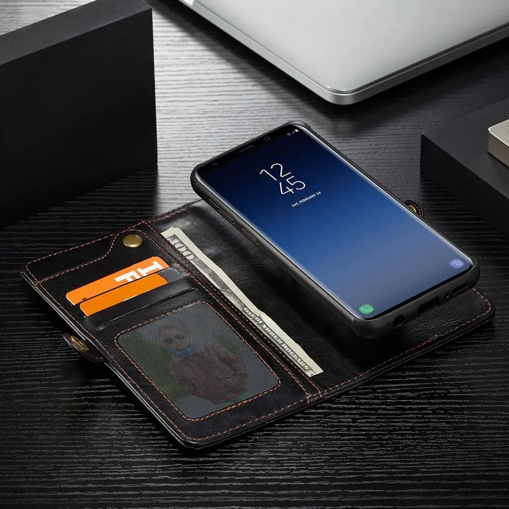 Чехол-бумажник для Samsung galaxy S9 Plus кожаный чехол S8 S10 S20 + Note 8 9 10 | Мобильные телефоны и