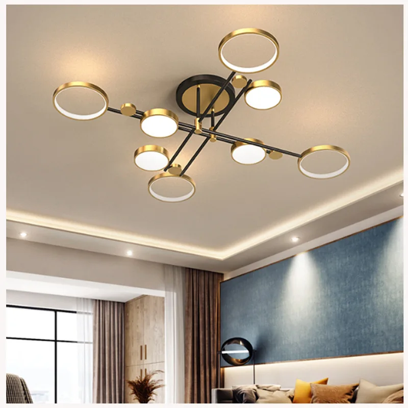 

Living room lamp 2020 new simple modern simple household LED lamp package northern Europe light luxury restaurant Chandelier