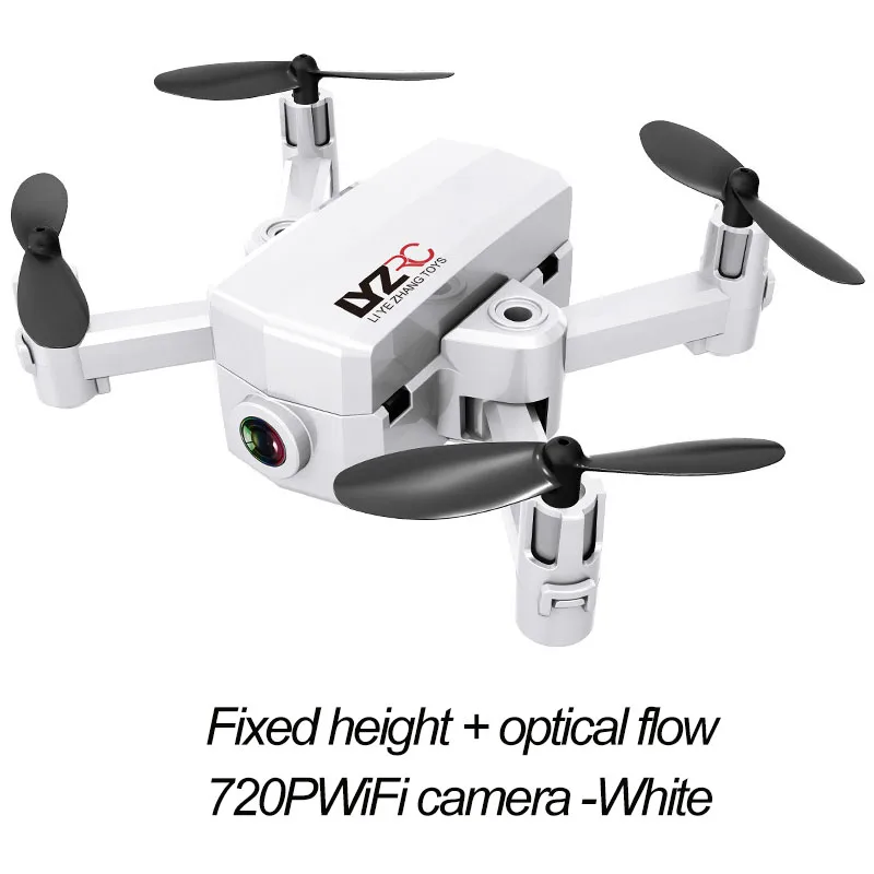 light flow 720pwhite Мини оптический воздушный Дрон с камерой hd 720p WiFi приложение управления RC Вертолеты красочные огни rc игрушки Радиоуправляемый игрушечный вертолет для детей - Цвет: light flow 720pwhite