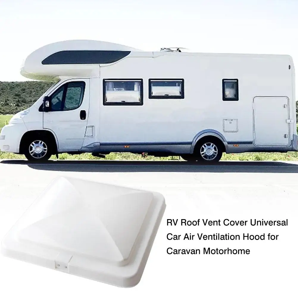 

Durability RV Roof Vent Cover Rust-proof White Universal Car Air Ventilation Hood Portable For Caravan Motorhome Camper Trailer