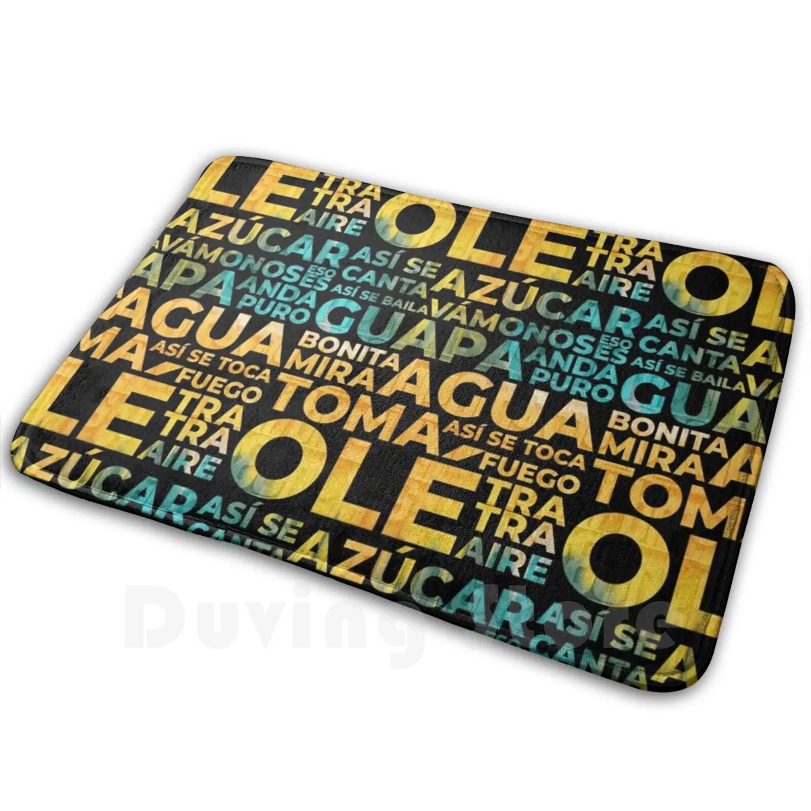 

Коврик с плечами фламенко Jaleo, нескользящий напольный коврик, коврик для спальни, фламенко, Испании, Андалусии, фестиваля, Севилья, искусства