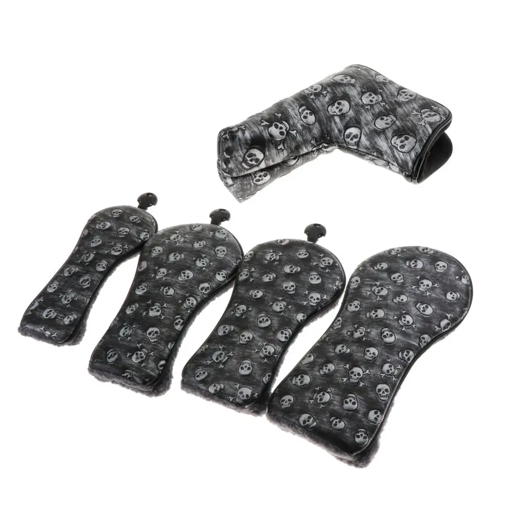 

Golf Wood Driver Head Cover Blade Putter with No. Tag 13 5 UT 400cc Wood Driver Head Cover Putters Headcover Accessories