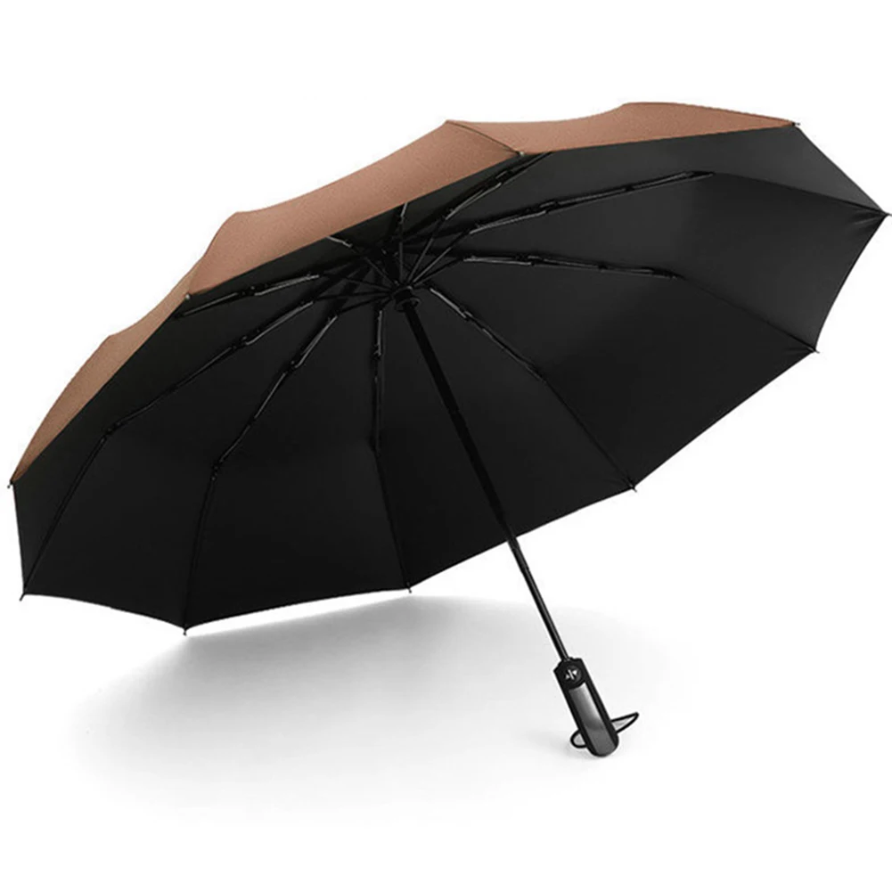 

Wind Resistant Folding Automatic Umbrella Rain Women Auto Luxury Big Windproof Umbrellas Rain For Men Black Coating 12K Parasol
