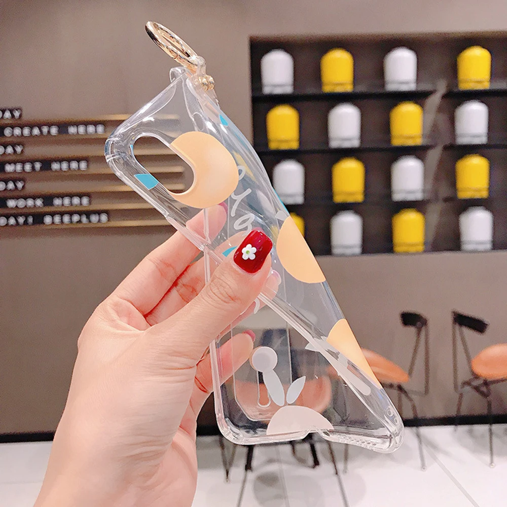 Прозрачный мягкий модный чехол-подставка для телефона iPhone 6 6s 7 8 Plus X XS Max XR Простой