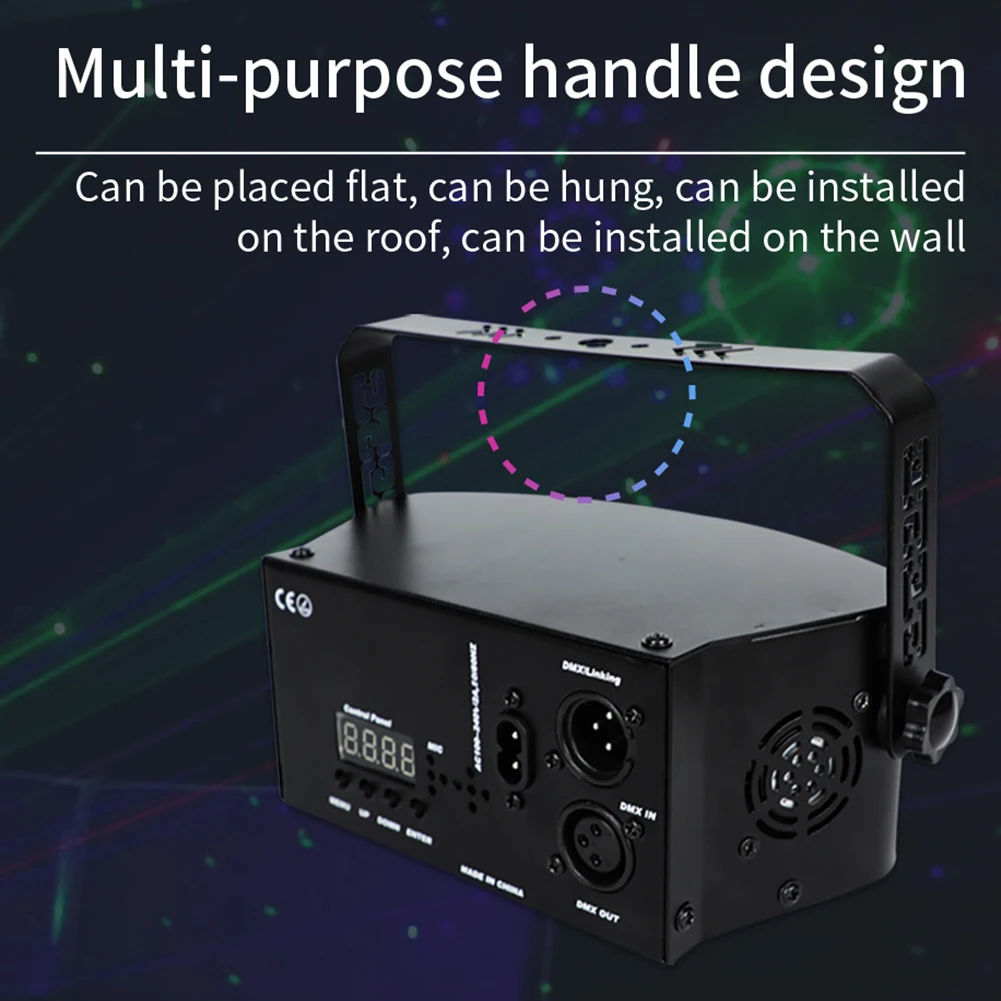 Профессиональный Сценический светильник RGB Красочная дистанционного Управление