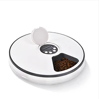 round timing feeder automatic pet feeder 6 meals 6 grids cat dog electric dry food dispenser 24 hours feed pet supplies
