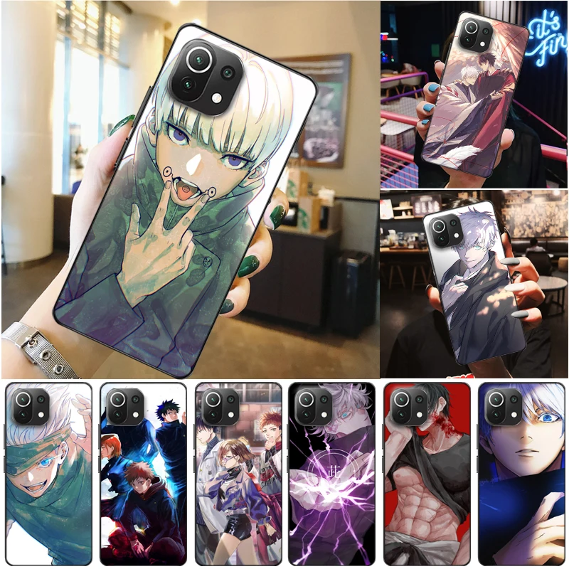 

Jujutsu Kaisen Sukuna Satoru Gojo Fushiguro Megumi Yuji Itadori Phone Case For Xiaomi 11 Lite Pro Funda Coque Cases Carcasa