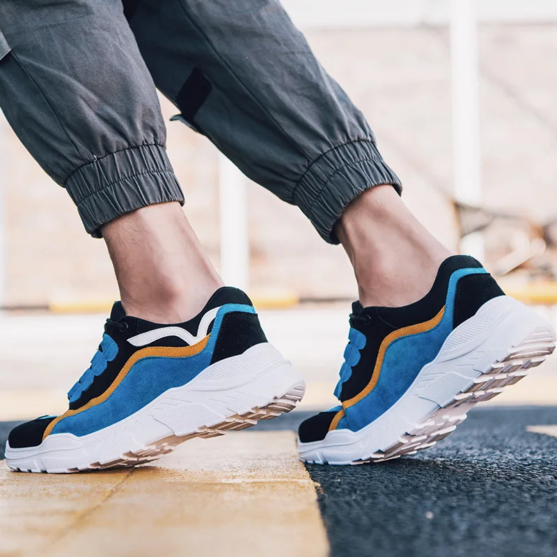 Распродажа новинка весны мужская спортивная обувь со шнуровкой легкие мужские