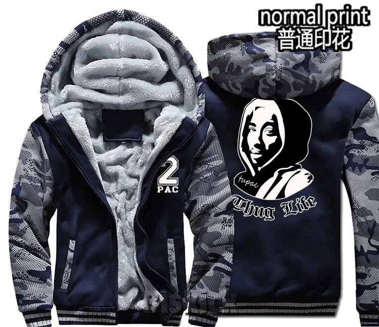 Новая мода для мужчин wo Мужская теплая Толстая куртка зимняя 2pac Тупак biggie thug life