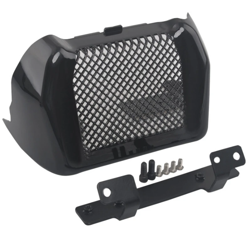 

Motorcycle Oil Cooler Cover Kit with Bracket for Touring Road King Street Glide Freewheeler FLHXS FLTRX FLHR 2017-2018