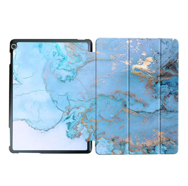 HW01 Чехол Sanmubaba для huawei MediaPad M3 Lite 10 BAH-W09 BAH-AL00 10,1 ''PU кожаный флип-стенд смарт-чехол Защитный чехол для планшета - Цвет: HW01